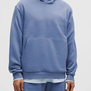 Lululemon Mens Steady State Pullover Hoodie Size Medium- Washed Denim